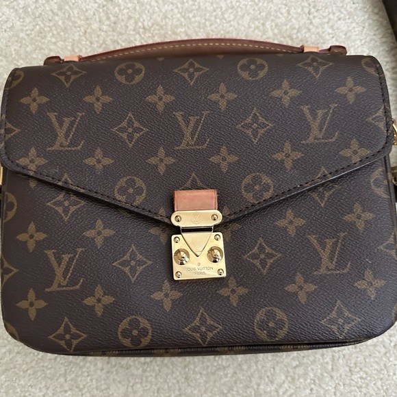 Louis Vuitton pouchette Métis monogram classic brown with strap and dust bag - Picture 2 of 4